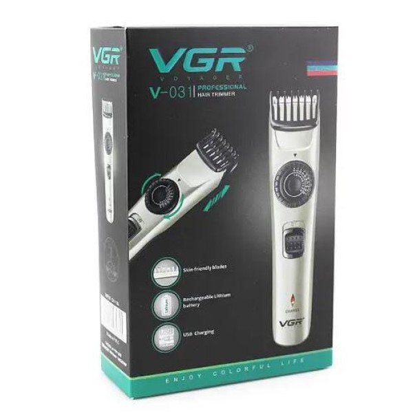 Машинка для стрижки VGR V-031 аккумуляторная черная generic