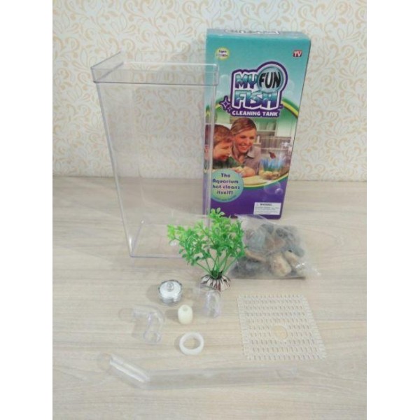 Акваріум самоочисний My Fun Fish 2 л прозорий generic