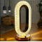 Лампа Crystal Table Lamp настільна прозора generic