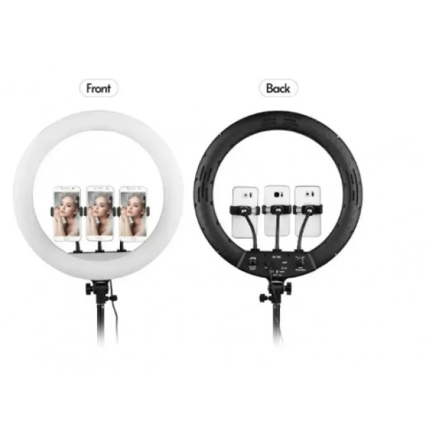 Лампа кільцева CXB-360 36см LED чорна generic
