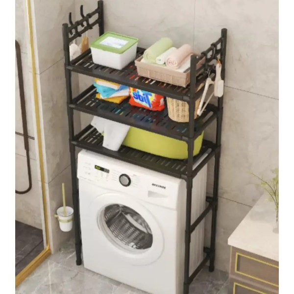 Стеллаж Laundry Rack над стиральной машиной 3 яруса белый generic
