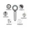 Лейка для душа Multifunctional Faucet двухсторонняя серая generic