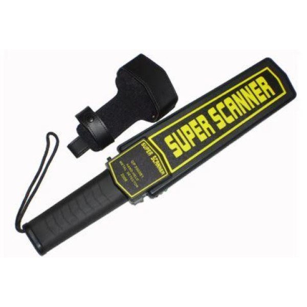 Металлоискатель Super Scanner ручной досмотровый черный generic