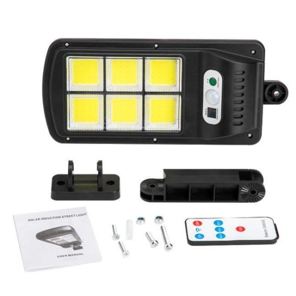 Ліхтар вуличний Solar  Light з пультом чорний generic
