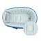Ванночка дитяча надувна Intime JS033 з насосом синя generic