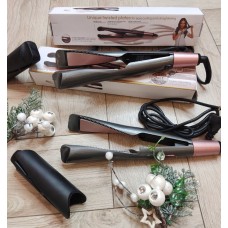 Плойка HAIR CURLER 2 в 1 спиральная 45 Вт серая