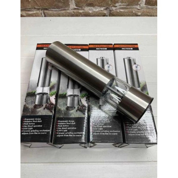 Мельница для специй электрическая MG705D металлическая generic