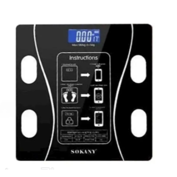 Ваги підлогові Sokany SK-19019 180кг чорні Sokany