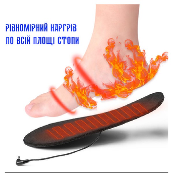 Устілки з підігрівом USB універсальні 35-40 чорні generic