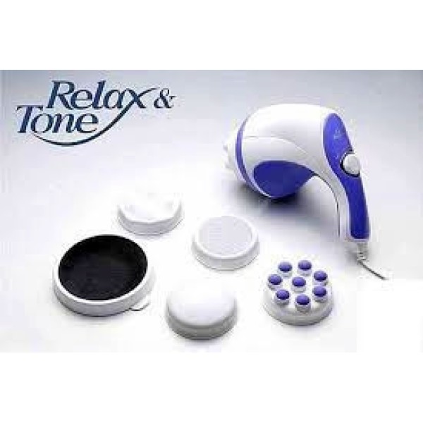 Электрический вибромассажер Relax Tone 18-35 Вт белый generic