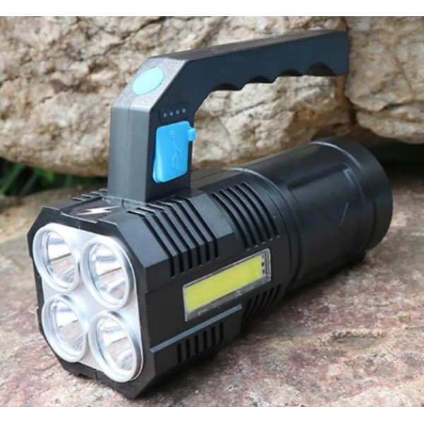 Ліхтарик ручний Multifunction Lamp з бічним світлом чорний generic