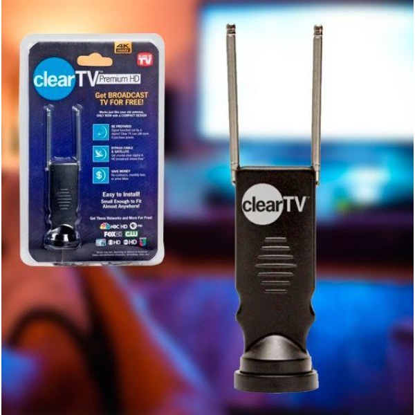 Антена для Т2 Clear TV Premium HD чорна generic