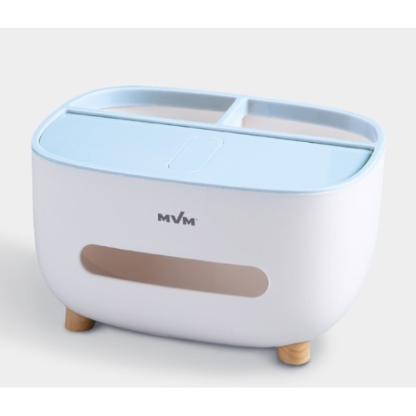 Настольный органайзер салфетница Tissue Box голубой generic