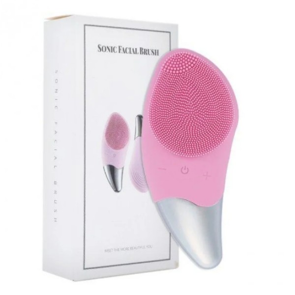 Щетка-массажер для лица Sonic Facial Brush розовая generic