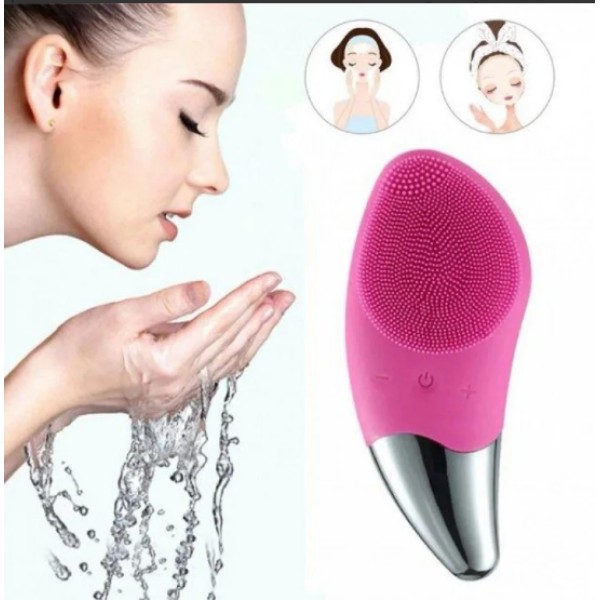 Щетка-массажер для лица Sonic Facial Brush розовая generic