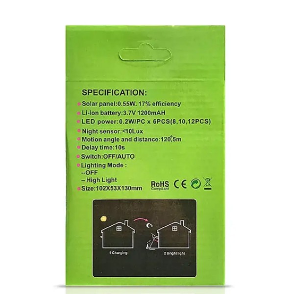 Вуличний світильник Bailong Solar BL-609 на сонячній батареї Bailong
