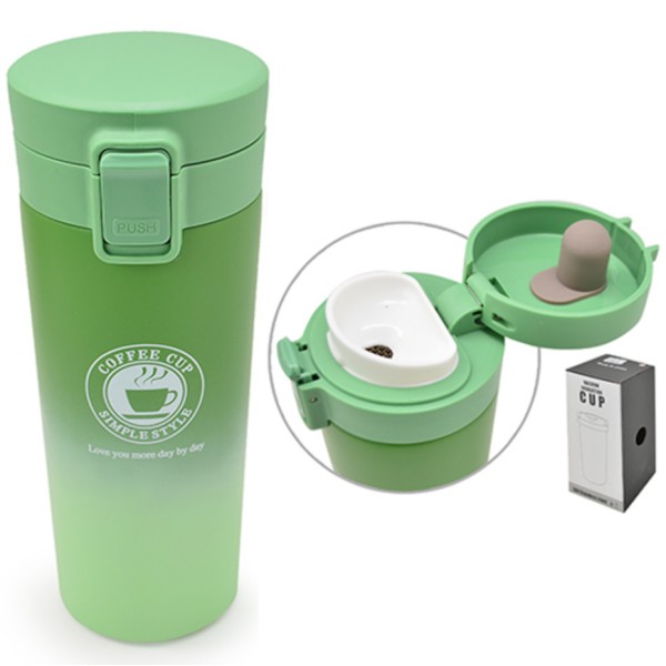 Термосклянка Coffee Cup сталь 500 мл з фільтром generic