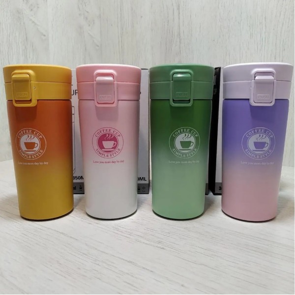 Термосклянка Coffee Cup сталь 500 мл з фільтром generic