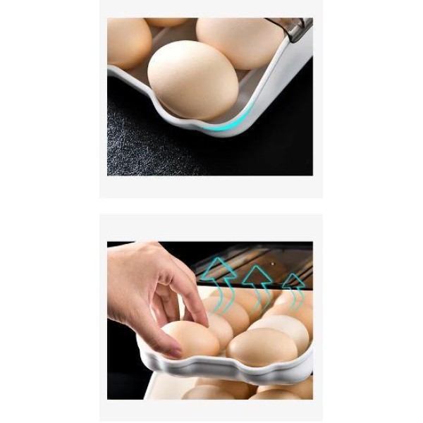 Контейнер для хранения яиц Egg Storage Box на 14 штук белый generic