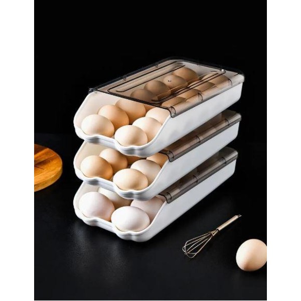 Контейнер для хранения яиц Egg Storage Box на 14 штук белый generic
