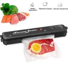 Вакууматор Vacuum Sealer 90 Вт бытовой для продуктов черный
