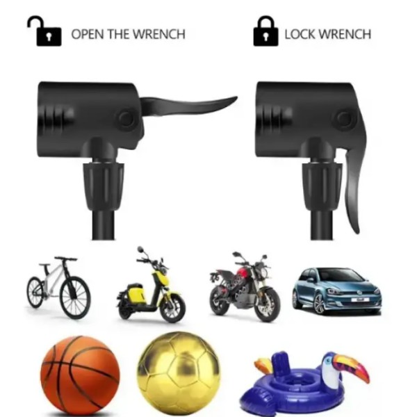 Насос ножной Air Pump портативный универсальный черный generic