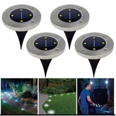 Садовые фонари Bell Howell Disk Lights 4 шт солнечная батарея