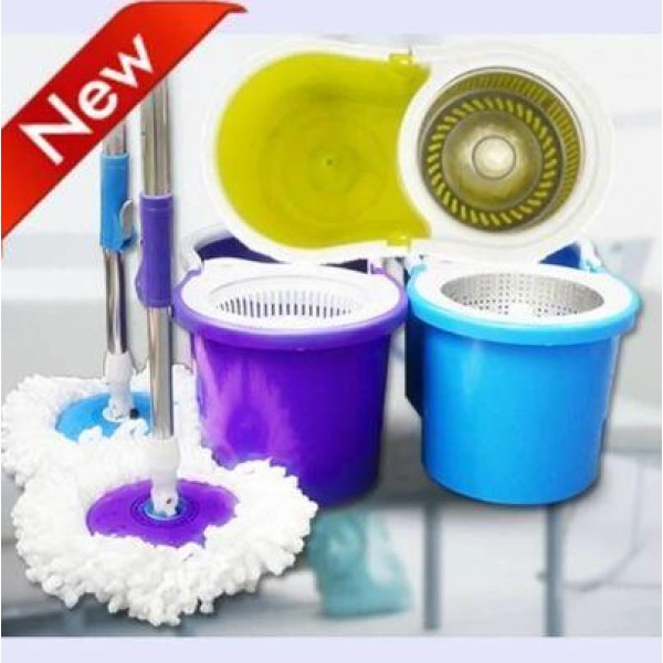 Швабра с ведром Spin MOP 360 турбо отжим микрофибра generic