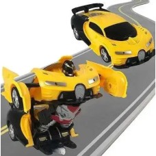 Радіокерована машинка трансформер Bugatti 20 см робот