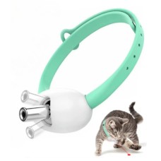 Ошейник для кошек Laser Collar лазерный аккумуляторный белый