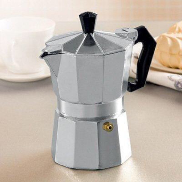 Гейзерная кофеварка Benson BN-155 3 чашки серебристая Benson
