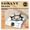 Плита газовая Sokany SK-07023 одноконфорочная серая Sokany