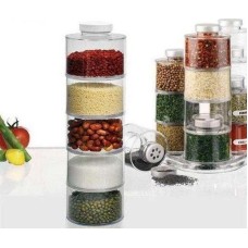 Набор для специй Spice Tower 6 шт прозрачный