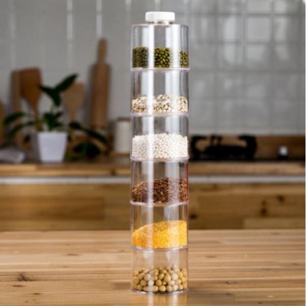 Набор для специй Spice Tower 6 шт прозрачный Spice Tower