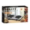 Плита електрична SK-5102 2000 Вт 2 конфорки сіра generic