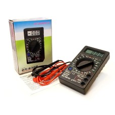 Мультиметр DT-830B цифровой тестер напряжения черный