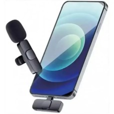 Мікрофон петличний K8-IP бездротовий портативний чорний