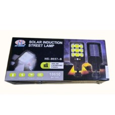 Фонарь уличный SOLAR COB HS 8037B на солнечной батарее черный