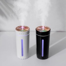 Увлажнитель воздуха для дома RGB подсветка ароматизация белый