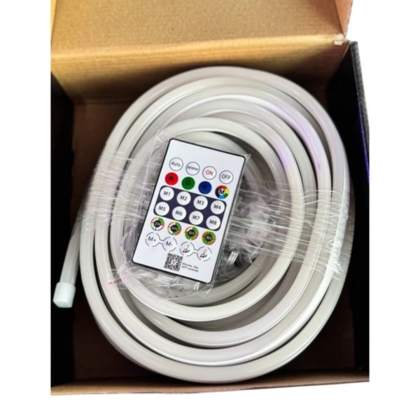 Неонова LED стрічка 3 м RGB Bluetooth з пультом IP68 generic