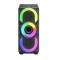 Колонка WSJAR E-4203 Bluetooth 5.1 з LED підсвічуванням чорна WSJAR