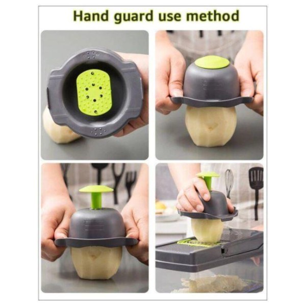 Овочерізка ручна Veggie Slicer 14 в 1 мультислайсер generic
