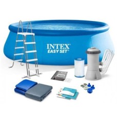 Бассейн наливной Intex Easy Set 457х122 см с насосом и лестницей