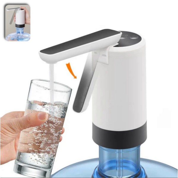 Помпа для воды аккумуляторная электрическая на бутыль 18.9 л generic