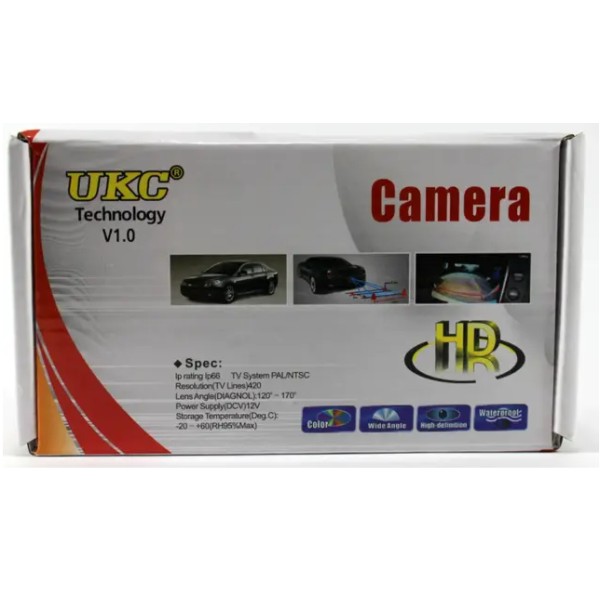 Камера заднього виду Car Cam 185L врізна чорна generic
