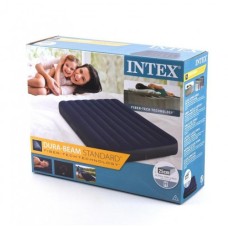 Матрас надувной Intex Classic Downy 137х191х25 см синий