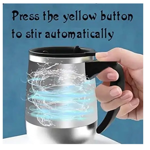 Кухоль-мішалка self stirring mug 450 мл сталевий generic