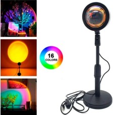 Лампа Sunset Lamp проекційна ефект заходу чорна