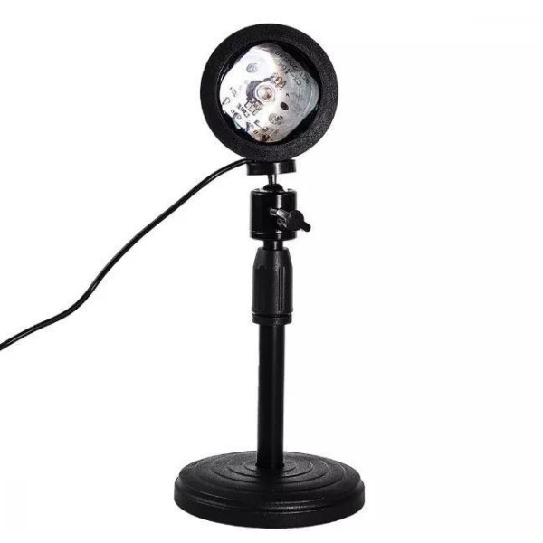 Лампа Sunset Lamp проекційна ефект заходу чорна generic