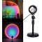 Лампа Sunset Lamp проекційна ефект заходу чорна generic